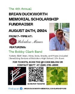 4th Annual Brian Duckworth Memorial Scholarship Fundraiser